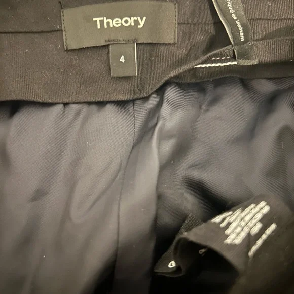 Theory Charcoal Women’s Dress Pants - Picture 2 of 5